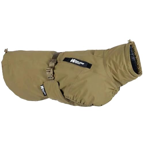 Glacier Dog Jacket Wording Dog Olive (65) von Non-stop dogwear