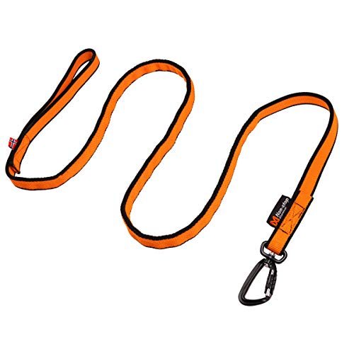 NON-stop dogwear Bungee Leash 2m | 16405 | Leine für canicross in Orange von Non-stop dogwear