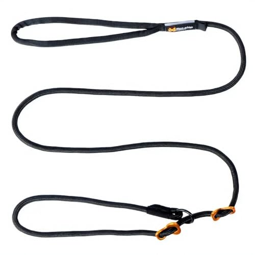 Non-Stop Dogwear Retriever-Leine, Schwarz, 1,6 m/6 mm von Non-stop dogwear