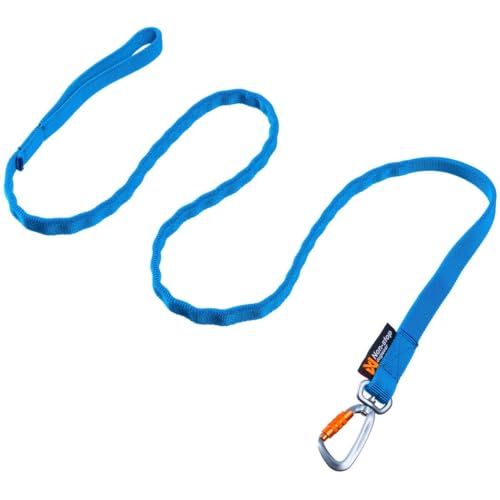 Non-stop dogwear Bungee Leash LTD | Leine für canicross | 1643 | 2m | Farbe:blau von Non-stop dogwear