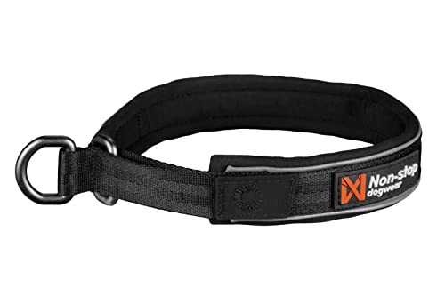 Non-stop dogwear Cruise Collar Black | Halsband mit Zugstopp - Das Bequeme, Größe:L von Non-stop dogwear