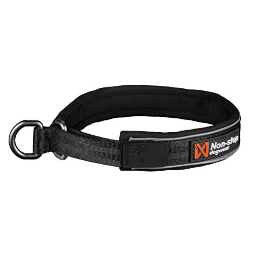 Non-stop dogwear Cruise Collar Black | Halsband mit Zugstopp - Das Bequeme, Größe:M von Non-stop dogwear