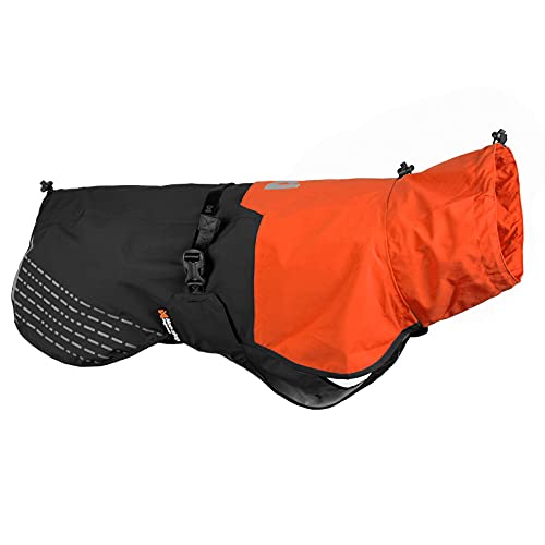 Non-stop dogwear Fjord Raincoat orange/Black |2963| Regenschutz, Größe:27 von Non-stop dogwear