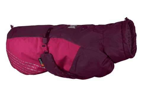 Non-stop dogwear Glacier Jacket 2.0, warme Hundejacke für Winter und kaltes Wetter mit Leinenöffnung und Beinschlaufen, Lila, Größe 45 für mittelgroße Hunde von Non-stop dogwear