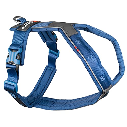Non-stop dogwear Line Harness 5.0 |216| Führ und Alltagsgeschirr, Farbe:Blau, Größe:G 6 von Non-stop dogwear
