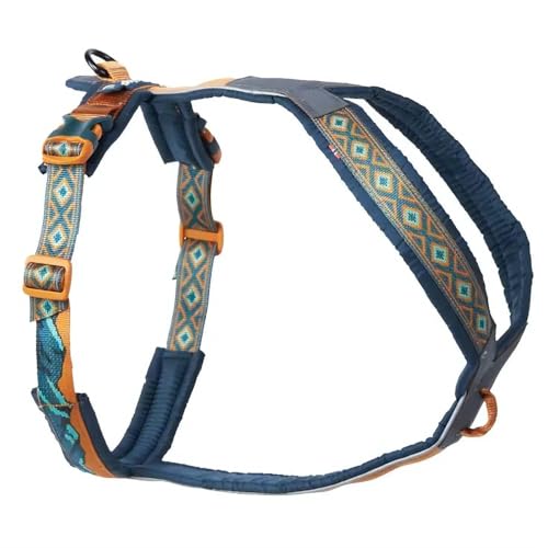 Non-Stop dogwear Line Harness 5.0 Rachel Pohl Edition | Teal/Oak, Gre:7 von Non-stop dogwear