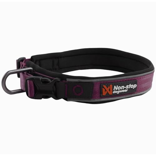 Non-stop dogwear ROAM Collar | solides, gepolstertes Halsband für Jede Aktivität, Größe:L von Non-stop dogwear