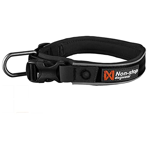 Non-stop dogwear ROAM Collar | solides, gepolstertes Halsband für Jede Aktivität, Größe:L von Non-stop dogwear