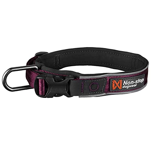 Non-stop dogwear ROAM Collar | solides, gepolstertes Halsband für Jede Aktivität, Größe:M von Non-stop dogwear