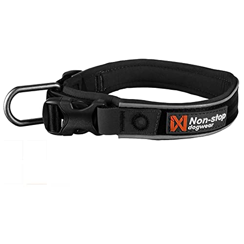 Non-stop dogwear ROAM Collar | solides, gepolstertes Halsband für Jede Aktivität, Größe:M von Non-stop dogwear