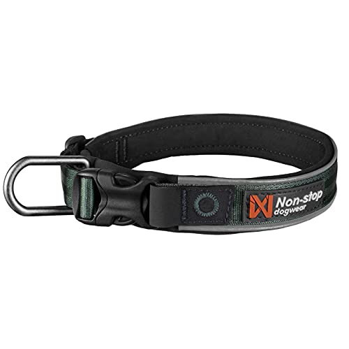 Non-stop dogwear ROAM Collar | solides, gepolstertes Halsband für Jede Aktivität, Größe:M von Non-stop dogwear