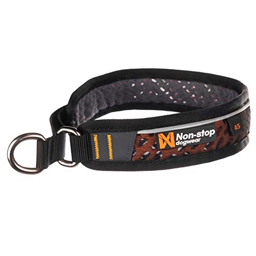 Non-stop dogwear Rock Collar | 157 | Halsband mit Zugstopp Black - Das Bequeme, Größe:65 cm von Non-stop dogwear