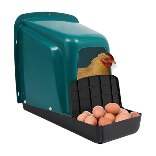Legenester für Hühner 5er-Pack, Hühnerstall Winterfest, Kunststoff Legenest, Hühner Legenest mit Mehrere Belüftungslöcher, Wandbefestigung Nistkästen, 46.6 * 39 * 41.5cm Legenester für Hühner 5er-Pack, Hühnerstall Winterfest, Kunststoff Legenest, Hühner Legenest mit Mehrere Belüftungslöcher, Wandbefestigung Nistkästen, 46.6 * 39 * 41.5cm von NoneDanGee