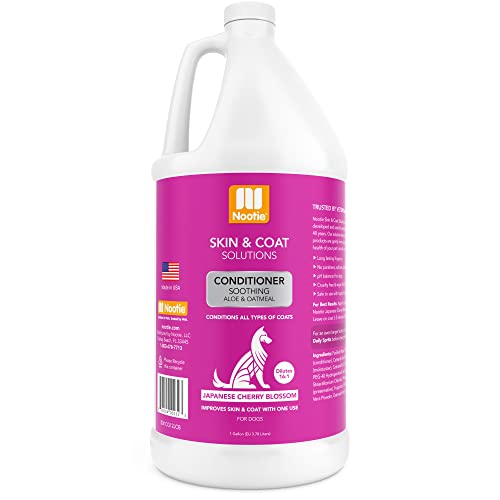 Nootie Beruhigende Japanische Kirschblüte mit Aloe und Oatmeal Pet Conditioner, 1 gal Nootie Beruhigende Japanische Kirschblüte mit Aloe und Oatmeal Pet Conditioner, 1 gal von Nootie