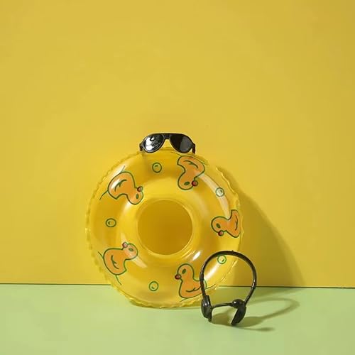 Nopikku Mini-Schwimmbad & Kopfhörer & Sonnenbrille für Haustiere Vögel von Nopikku