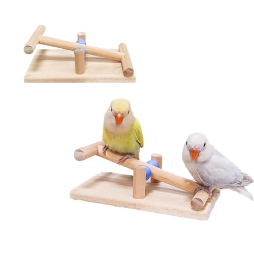 Wippe für Vögel, Balance-Spielzeug aus Holz für Nymphensittiche, Sittiche, Tischplatte, Vogelspiel, Übungstraining, Werkzeug, Angstlinderung, Vogelzubehör, Spielzeug Wippe für Vögel, Balance-Spielzeug aus Holz für Nymphensittiche, Sittiche, Tischplatte, Vogelspiel, Übungstraining, Werkzeug, Angstlinderung, Vogelzubehör, Spielzeug von Nopikku