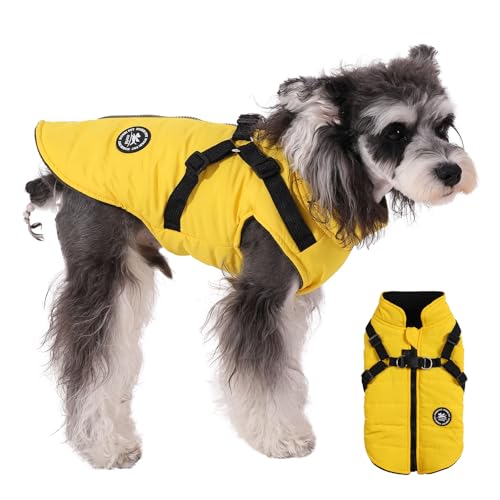 Norbi Hundemantel – Winterjacke mit integriertem Geschirr, verstellbar für kleine bis große Hunde, Warmer Mantel für kaltes Wetter Norbi Hundemantel – Winterjacke mit integriertem Geschirr, verstellbar für kleine bis große Hunde, Warmer Mantel für kaltes Wetter von Norbi