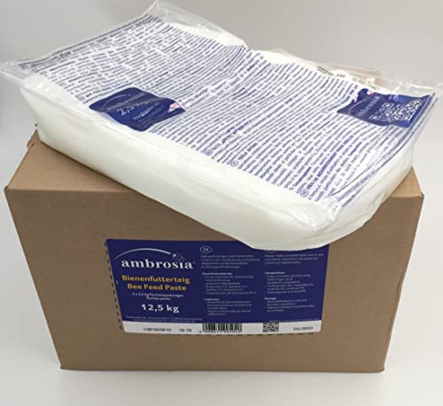 Nordzucker Ambrosia Bienenfutterteig Portionspackungen 5 x 2,5kg im Karton Nordzucker Ambrosia Bienenfutterteig Portionspackungen 5 x 2,5kg im Karton von Nordzucker