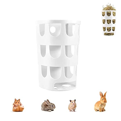 Norhogo 1 Stücke Kaninchen-Heuraufe-Futterautomat Kleintiere Futterspender Meerschweinchenkäfig Futterkorb Meerschweinchen Heu Krippe Futterbehälter für Hasen Meerschweinchen Chinchilla Kleintiere von Norhogo