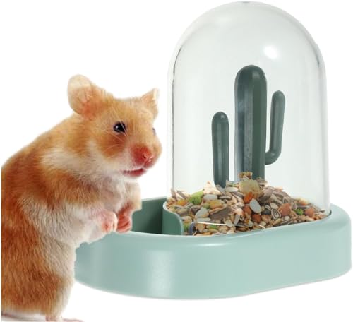 Norhogo Futterautomat für Hamster, Automatischer Futterspender Für Kleine Haustiere für Kaninchen Käfigfutter Kaninchen Käfigfutter Für Hamster Kaninchen Chinchilla Igel Meerschweinchen (Grün) von Norhogo