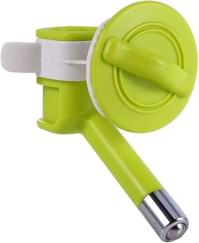 Norhogo Hängende Haustiere Wasserflaschen Tropffreier Wasserspender Hunde Wasserspender, Wasser düse, einzelne automatische Hund Katze Kaninchen Reisen tragbare Trinkflasche Brunnen Feeder (grün) von Norhogo