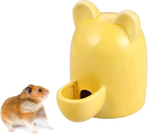 Norhogo Hamster Trinkflasche, Igel Wasserflasche Keramik, Hamster Wasserflasche Keramik, für Vögel, Hamster, Mäuse, Igel, Chinchilla, Frettchen und Andere Kleine Tiere von Norhogo