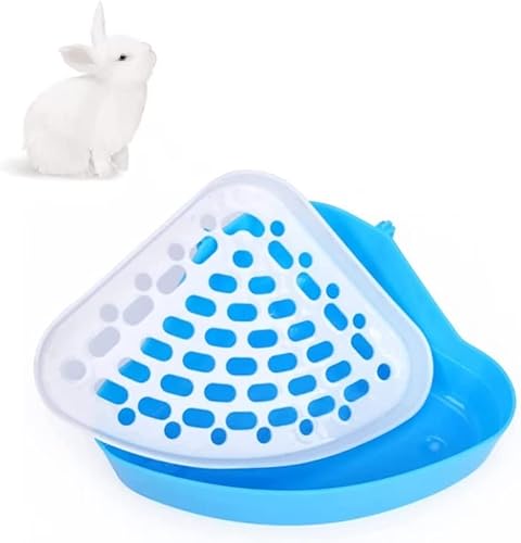 Norhogo Hase Toilette Mülleimer, Kleines Tier Ecke Töpfchen, Ecke Für Haustier Abfälle Für Kaninchen Kaninchen WC Litter Tray Kleintier WC Corner Potty Haustier Abfälle Für Kaninchen Hamster(Blau) Norhogo Hase Toilette Mülleimer, Kleines Tier Ecke Töpfchen, Ecke Für Haustier Abfälle Für Kaninchen Kaninchen WC Litter Tray Kleintier WC Corner Potty Haustier Abfälle Für Kaninchen Hamster(Blau) von Norhogo