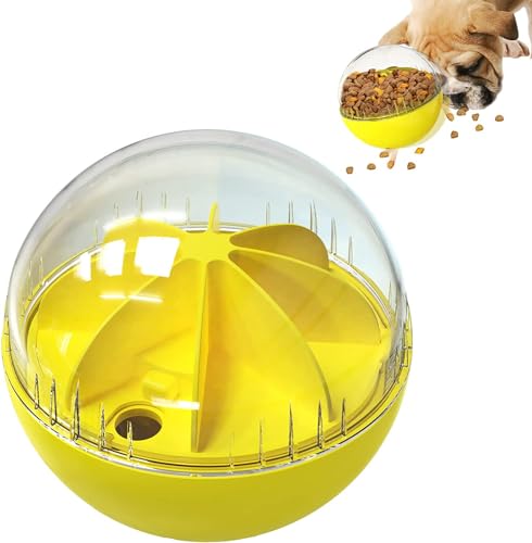 Norhogo Hundespielzeug Ball, Einstellbare Futterspender Hunde Puzzle Spielzeug Interaktiver Spielzeugball Kauer Spenden Spielzeug für Kleine Hunde bis große Hunde, von Norhogo