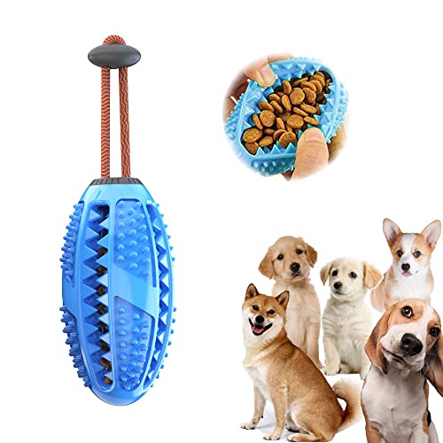 Norhogo Kauspielzeug für Hunde, hundespielzeug Intelligenz, hundezahnbürste, kauspielzeug Hund robuster Naturkautschuk und Zahnreinigung, für Große, Mittelgroße,Kleine Hunde（blau） von Norhogo