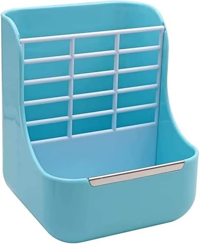 Norhogo Kunststoff Heuraufe Kaninchenfutterautomat Hasen, Heuraufe Rabbit Hay Feeder Meerschweinchen Futterspender Heuspender für Kaninchen Meerschweinchen Chinchilla Kleintiere Heufütterung(Blau) von Norhogo