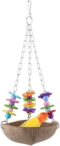 Norhogo Papageien Hängematte Schaukel Spielzeug, füttern Anlage Bunte Haustier Vogel Biss Kauen Käfig Spielzeug für Papagei Vogel WellensittichSpielzeug Norhogo Papageien Hängematte Schaukel Spielzeug, füttern Anlage Bunte Haustier Vogel Biss Kauen Käfig Spielzeug für Papagei Vogel WellensittichSpielzeug von Norhogo