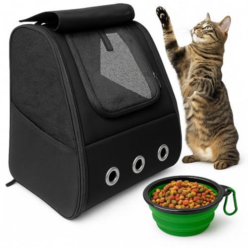 Northcamp Transportin Rucksack für Katzen und kleine Hunde, robust, inklusive faltbarer Trinkschale Northcamp Transportin Rucksack für Katzen und kleine Hunde, robust, inklusive faltbarer Trinkschale von Northcamp