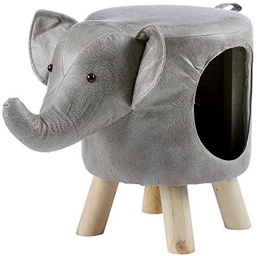 Northpoint Katzenhöhle Katzenbett Hundehöhle Hundekorb im Elefanten Design - ideal für Kinderzimmer - natürliche Materialien von Northpoint