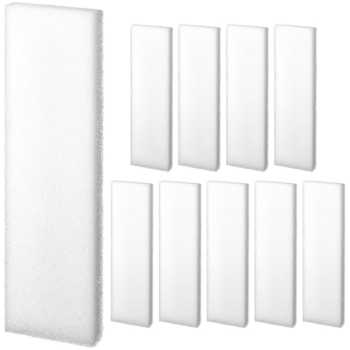 Nosiny 10 Stück Filter-Schaumstoff-Pad, kompatibel mit U4 Unterwasserschwamm, Aquarium-Unterwasserfilter-Zubehör, kompatibel für Aquarien, Aquarien von Nosiny