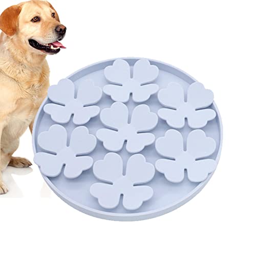 Silikon-Speisesaal für Hundefutter, Puzzle-Schüssel & Erdnussbutter geleckt mit starken Saugnapf, Raised Flower Design Hundepuzzle für Langeweile Linderung, Nass- oder Trockenfutter, Wasserjoghurt Silikon-Speisesaal für Hundefutter, Puzzle-Schüssel & Erdnussbutter geleckt mit starken Saugnapf, Raised Flower Design Hundepuzzle für Langeweile Linderung, Nass- oder Trockenfutter, Wasserjoghurt von Novent
