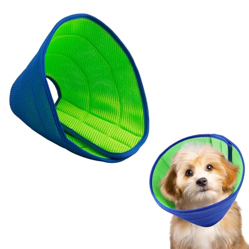 Hundekegelhalsband, weiches Halsband für Hunde und Katzen, verstellbare Netzkegelhalsbänder, Anti-Biss, elisabethanisches Halsband, atmungsaktiv, Haustier-Schutzhalsbänder für Katzen, kleine Hunde Hundekegelhalsband, weiches Halsband für Hunde und Katzen, verstellbare Netzkegelhalsbänder, Anti-Biss, elisabethanisches Halsband, atmungsaktiv, Haustier-Schutzhalsbänder für Katzen, kleine Hunde von Novstuf