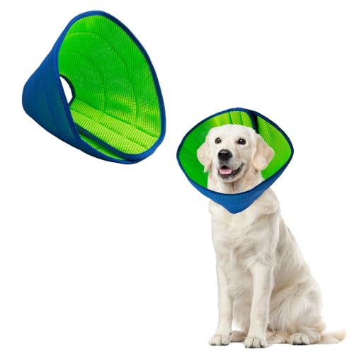 Hundekegelhalsband, weiches Halsband für Hunde und Katzen, verstellbare Netzkegelhalsbänder, Anti-Biss, elisabethanisches Halsband, atmungsaktiv, Haustier-Schutzhalsbänder für Katzen, kleine Hunde Hundekegelhalsband, weiches Halsband für Hunde und Katzen, verstellbare Netzkegelhalsbänder, Anti-Biss, elisabethanisches Halsband, atmungsaktiv, Haustier-Schutzhalsbänder für Katzen, kleine Hunde von Novstuf