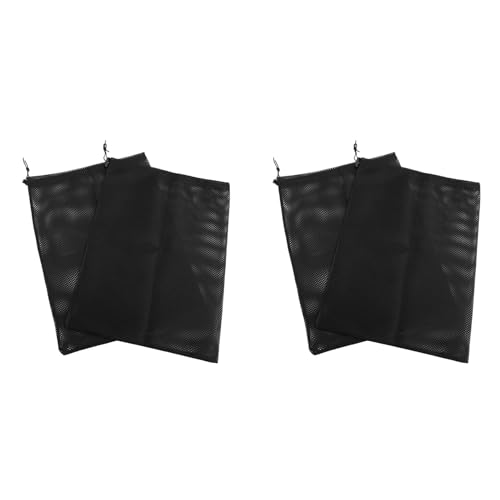 Ntcpefy 4-Teiliger Pump Barrier Bag, 12 X 15,7 Teichpumpenfilterbeutel mit Kordelzug-Teichgitter für Teich-Biofilter-Aquariumfiltration, Schwarze Medientaschen GroßE Pumpennetzbeutel Ntcpefy 4-Teiliger Pump Barrier Bag, 12 X 15,7 Teichpumpenfilterbeutel mit Kordelzug-Teichgitter für Teich-Biofilter-Aquariumfiltration, Schwarze Medientaschen GroßE Pumpennetzbeutel von Ntcpefy