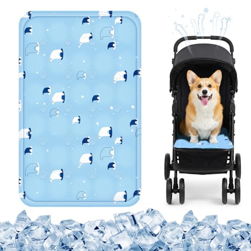 Nuanchu Kühlmatte für Hundewagen, wasserdicht, für den Außenbereich, 30 x 50 cm, waschbar, Sommerdecke für kleine und mittelgroße Haustiere von Nuanchu