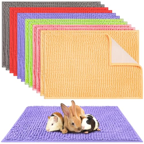 Nuanchu Meerschweinchen-Käfig-Einlage für Meerschweinchen-Käfig, wiederverwendbar, waschbar, Trainingspolster, Tier-Schlafmatte für Chinchilla, 61 x 40,6 cm, 12 Stück Nuanchu Meerschweinchen-Käfig-Einlage für Meerschweinchen-Käfig, wiederverwendbar, waschbar, Trainingspolster, Tier-Schlafmatte für Chinchilla, 61 x 40,6 cm, 12 Stück von Nuanchu