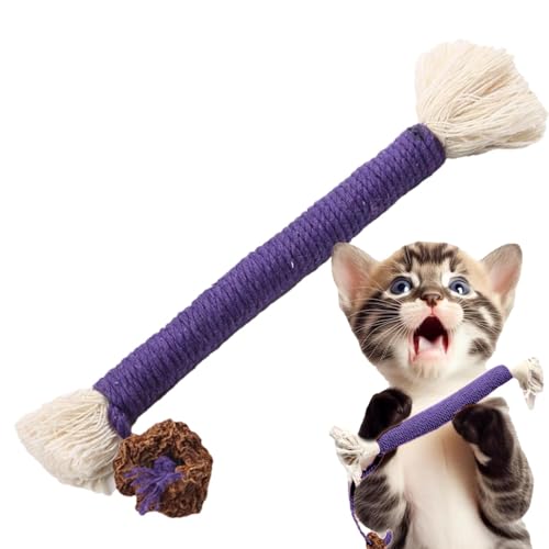 Nubamzy Silvervine Katzenspielzeug mit Zahnreinigung, Katzenspielzeug für aggressive Kauer, aggressives Kauen, Zahnspielzeug für Katzen und Kätzchen, Unterhaltung Nubamzy Silvervine Katzenspielzeug mit Zahnreinigung, Katzenspielzeug für aggressive Kauer, aggressives Kauen, Zahnspielzeug für Katzen und Kätzchen, Unterhaltung von Nubamzy