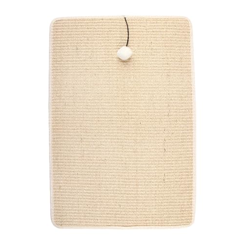 Nubamzy Sisalmatte für Katzen, selbstklebende Kratzmatte mit Plüschball für die Wand, Katzenkratzteppich, Möbelschutz für Wohnzimmer, Schlafzimmer Nubamzy Sisalmatte für Katzen, selbstklebende Kratzmatte mit Plüschball für die Wand, Katzenkratzteppich, Möbelschutz für Wohnzimmer, Schlafzimmer von Nubamzy