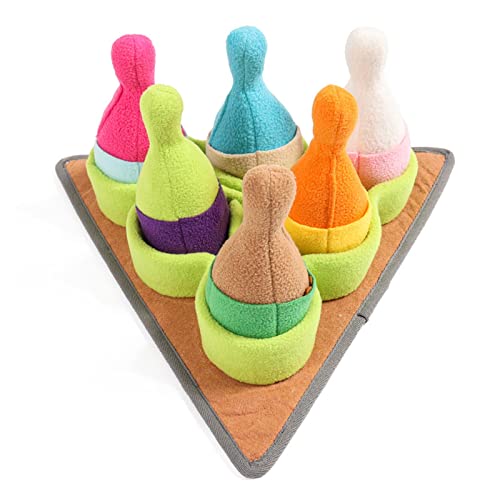 Nucelit Haustier-Schnüffel-Futtermatte, interaktives Quietschspielzeug, reduziert langweilig, fördert natürliche Futtersuchfähigkeiten, Puzzle-Spielzeug für Hunde Nucelit Haustier-Schnüffel-Futtermatte, interaktives Quietschspielzeug, reduziert langweilig, fördert natürliche Futtersuchfähigkeiten, Puzzle-Spielzeug für Hunde von Nucelit