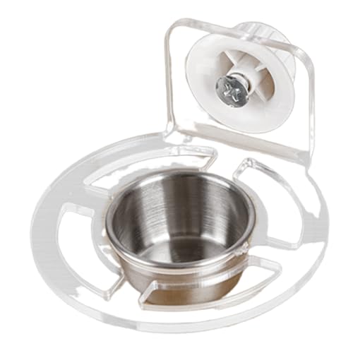 Vogel-Futternapf, Futternapf, Futterbox für Papageien, Käfig für Wellensittiche, Nymphensittiche, Finken, sicherer Vogel Vogel-Futternapf, Futternapf, Futterbox für Papageien, Käfig für Wellensittiche, Nymphensittiche, Finken, sicherer Vogel von Nucelit