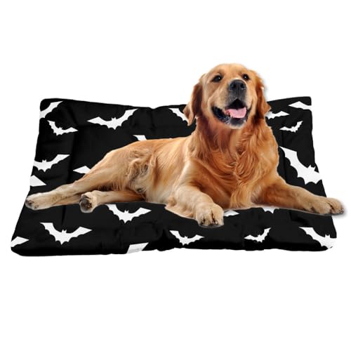 Nudoraw Hundebett Grosse Hunde,Hundekissen Grosse Hunde,Hundekörbchen,Hundebetten für Große Hund,Dog Bed,Hundekorb,Katzenkissen,Hundebett Waschbar,Hundematte Waschbar,Halloween Decorations,91x61cm von Nudoraw