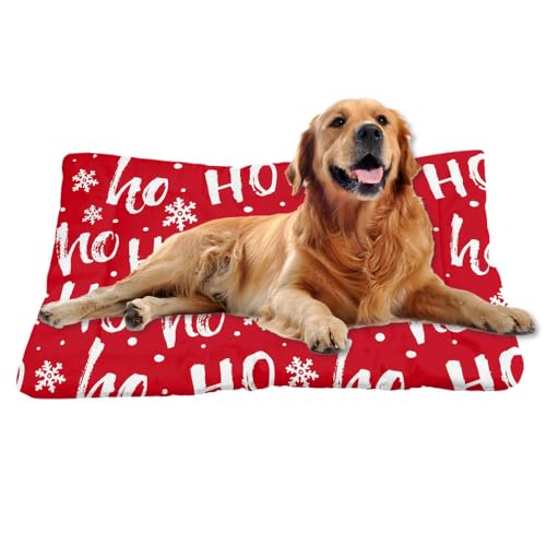 Nudoraw Hundebett Grosse Hunde,Hundekissen Grosse Hunde,Hundekörbchen,Hundebetten für Große Hund,Hundebett Waschbar,Hundekorb,Hundematte Waschbar,Dog Bed,Katzenkissen,Christmas Decorations,91x61cm von Nudoraw