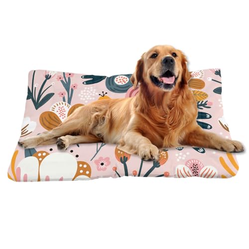 Nudoraw Hundebett Grosse Hunde,Hundekissen Grosse Hunde,Hundekörbchen,Hundebetten für Große Hund,Hundekorb,Hundebett Waschbar,Hundematte Waschbar,Dog Bed,Katzenkissen,Hundeliege,Blumenmuster,91x61cm Nudoraw Hundebett Grosse Hunde,Hundekissen Grosse Hunde,Hundekörbchen,Hundebetten für Große Hund,Hundekorb,Hundebett Waschbar,Hundematte Waschbar,Dog Bed,Katzenkissen,Hundeliege,Blumenmuster,91x61cm von Nudoraw