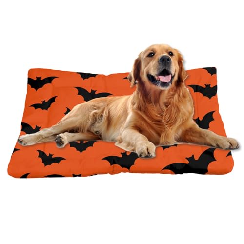 Nudoraw Hundebett Grosse Hunde,Hundekissen Grosse Hunde,Hundekörbchen,Hundebetten für Große Hund,Hundekorb,Hundebett Waschbar,Hundematte Waschbar,Dog Bed,Katzenkissen,Halloween Decorations,91x61cm von Nudoraw