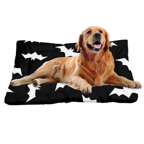 Nudoraw Hundebett Grosse Hunde,Hundekissen Grosse Hunde,Hundekörbchen,Hundebetten für Große Hund,Hundekorb,Hundematte Waschbar,Dog Bed,Hundebett Waschbar,Katzenkissen,Halloween Decorations,91x61cm von Nudoraw