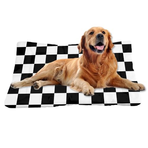 Nudoraw Hundebett Grosse Hunde,Hundekissen Grosse Hunde,Hundekörbchen,Hundebetten für Große Hund,Hundekorb,Hundematte Waschbar,Dog Bed,Hundebett Waschbar,Katzenkissen,Schachbrettmuster,91x61cm Nudoraw Hundebett Grosse Hunde,Hundekissen Grosse Hunde,Hundekörbchen,Hundebetten für Große Hund,Hundekorb,Hundematte Waschbar,Dog Bed,Hundebett Waschbar,Katzenkissen,Schachbrettmuster,91x61cm von Nudoraw